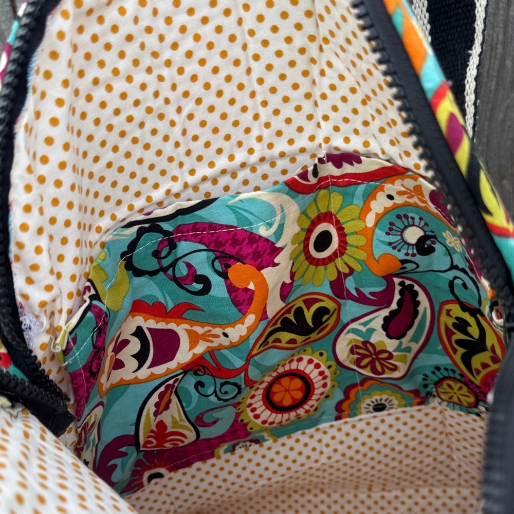 Eliza Mae Multicolor Patterned Backpack - image 3